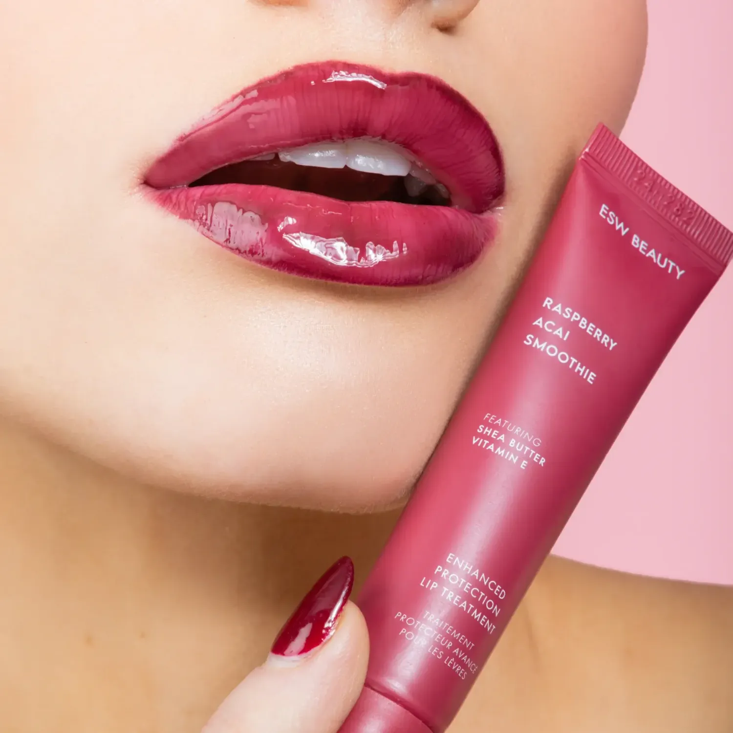 Raspberry Acai Smoothie Enhanced Protection Lip Treatment