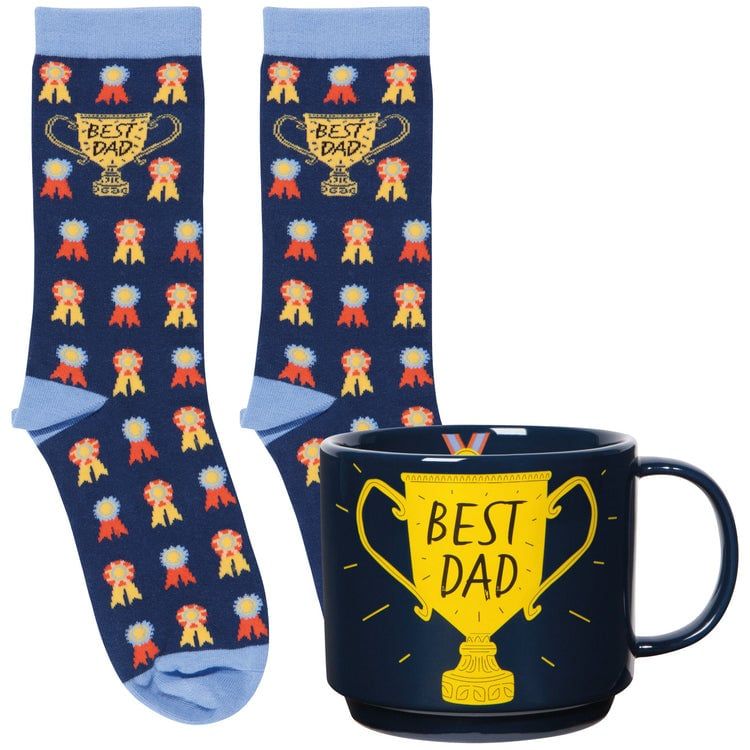 Best Dad Mug &amp; Socks Set of 2