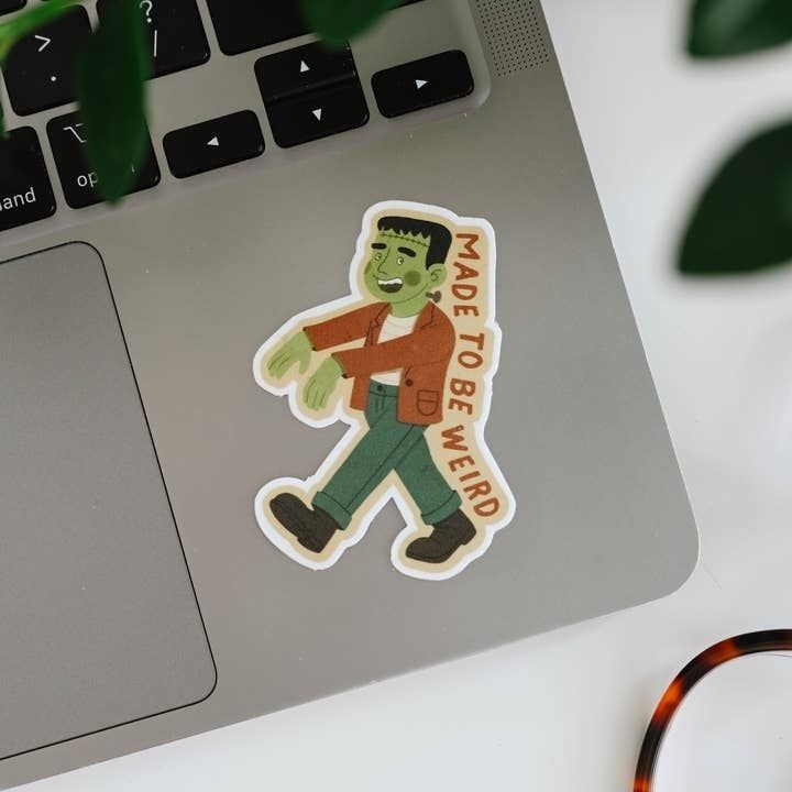 Made To Be Weird Frankenstein Sticker