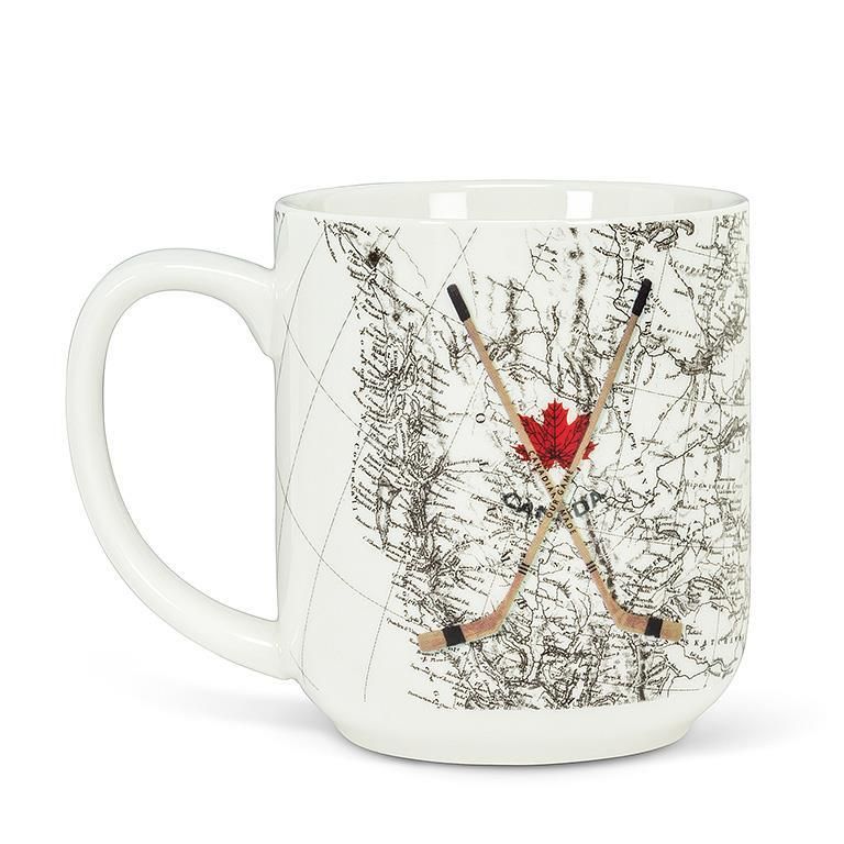 Hockey Sticks &amp; Map Mug