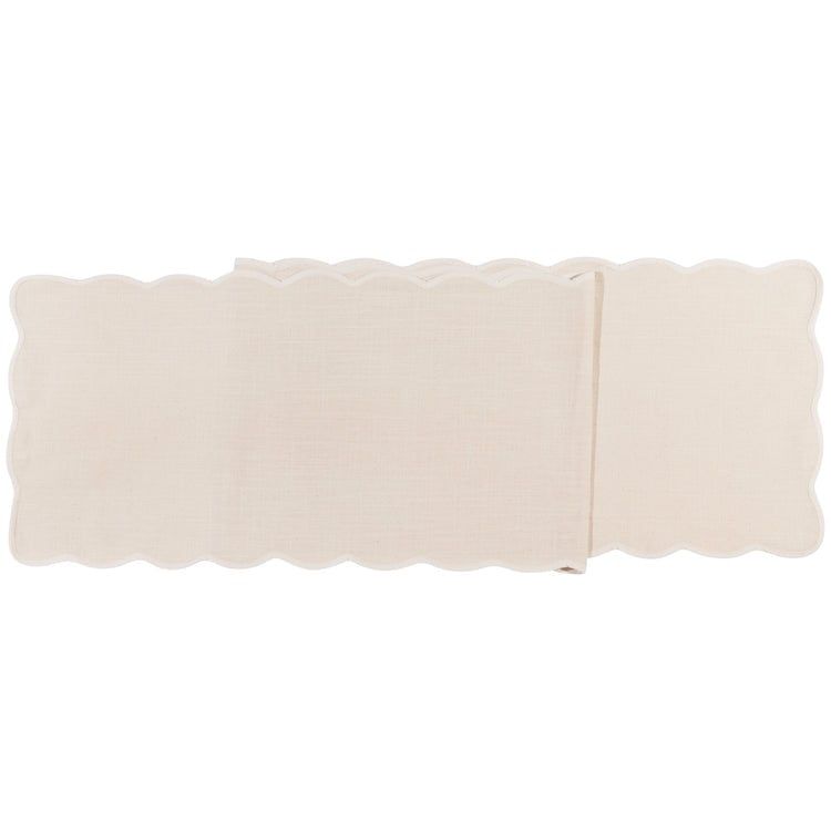 Natural Florence Table Runner W14 x L72in
