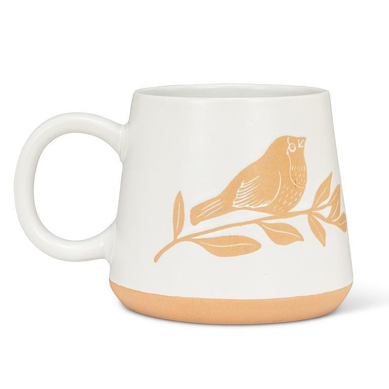 Oversized Mug Birds on Branch
