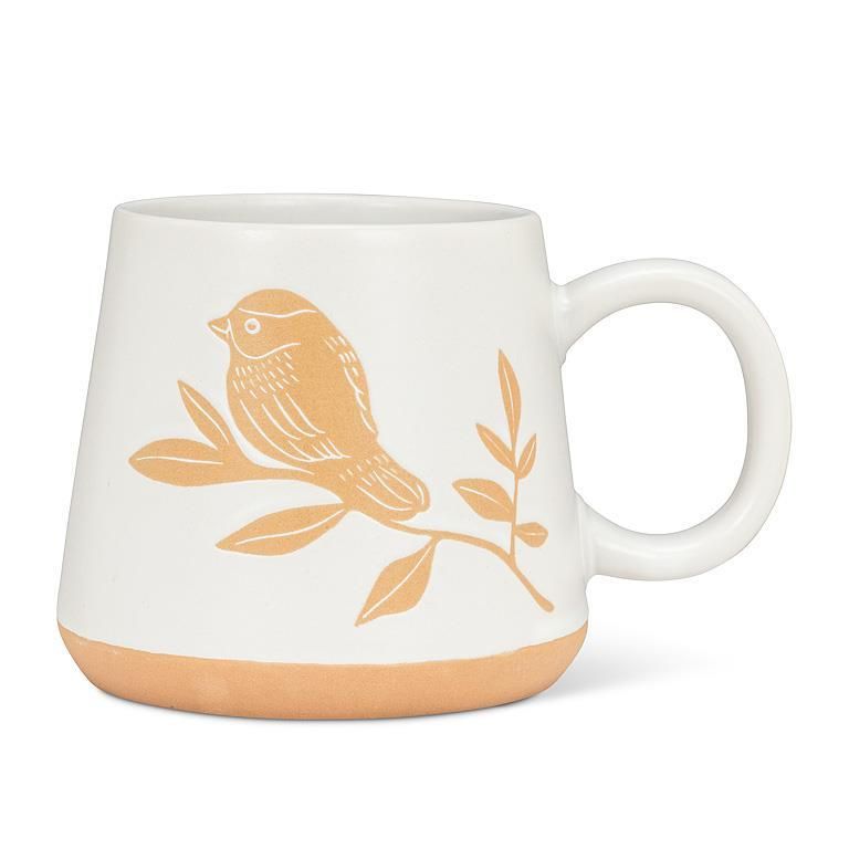 Oversized Mug Birds on Branch
