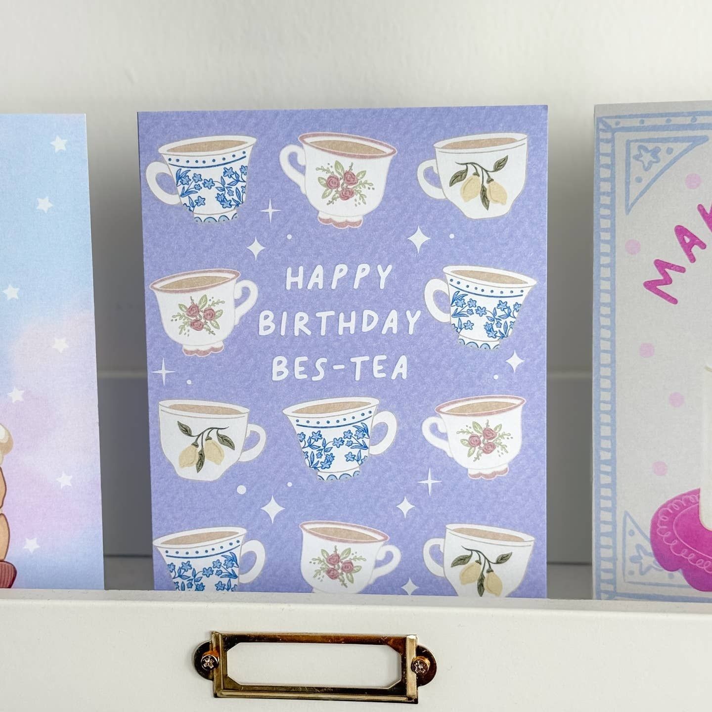 Happy Birthday Bes-Tea Card