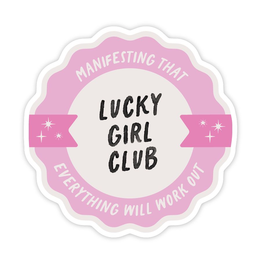 Lucky Girl Club Sticker