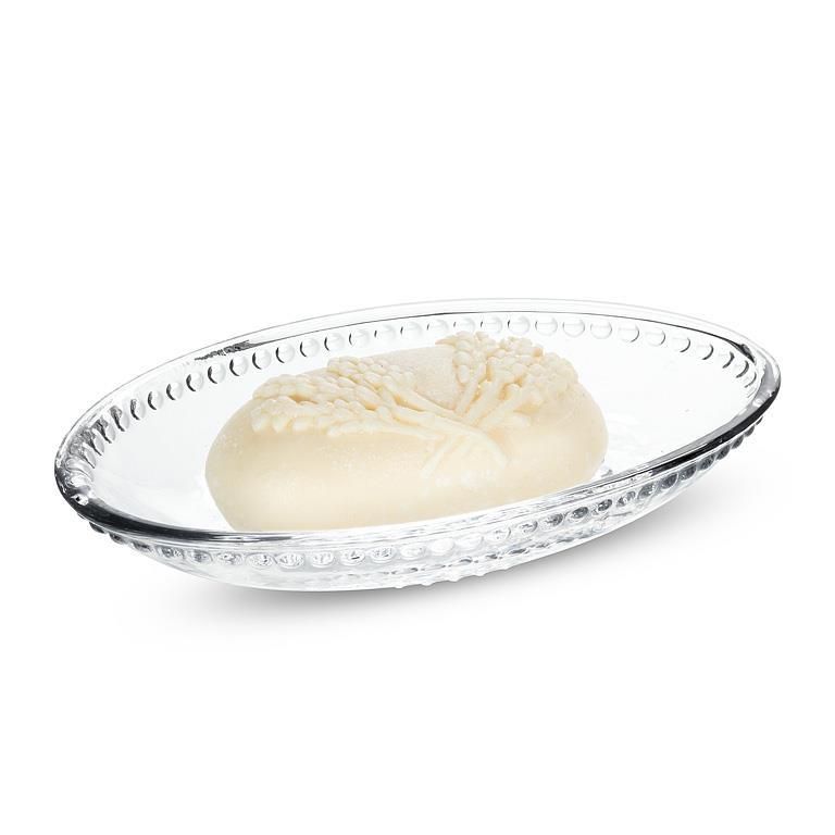 Beaded Edge Oval Soap Dish