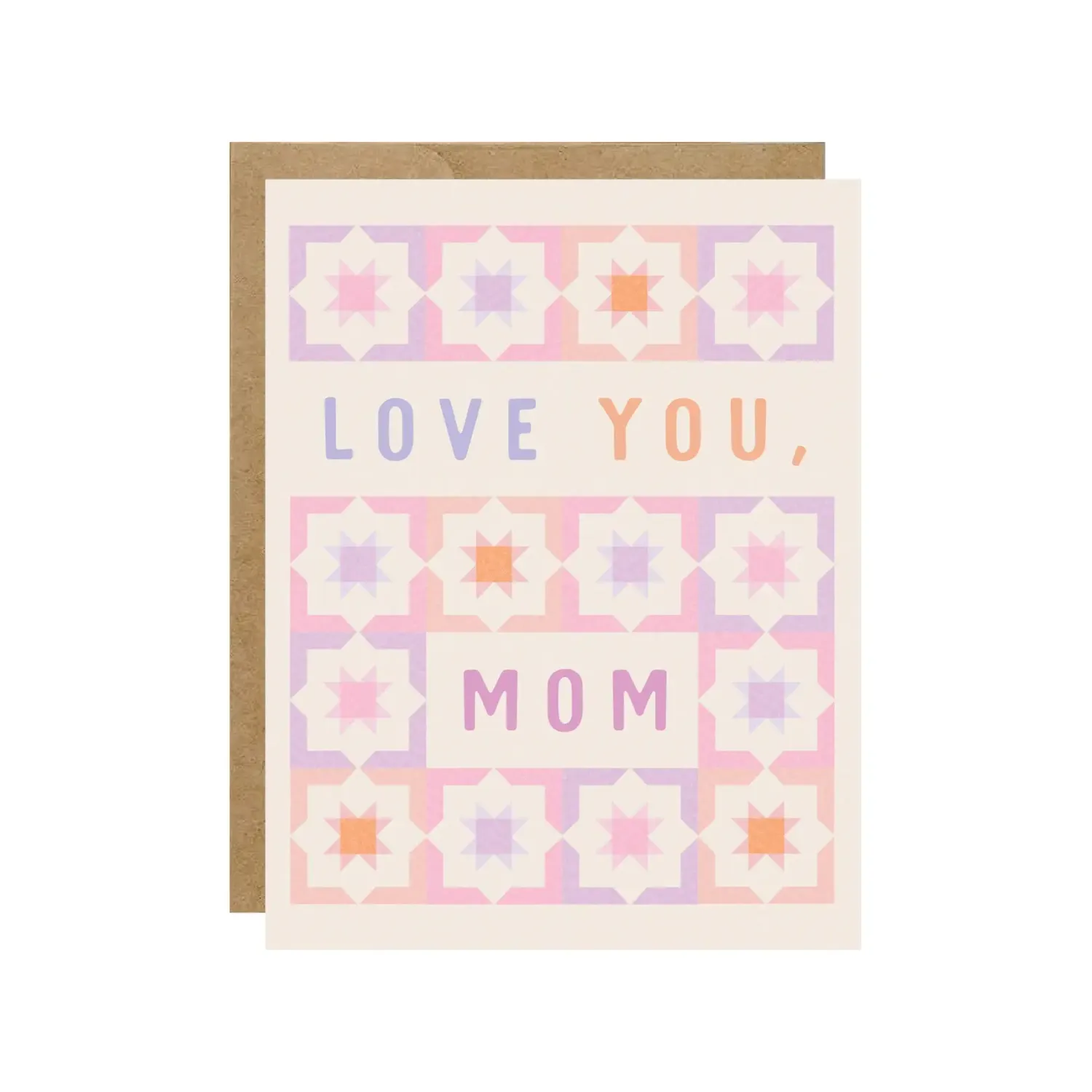 Love You, Mom Quilt Card