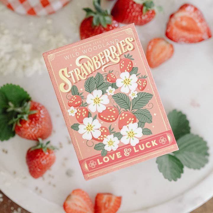 Wild Strawberries (Love &amp; Luck) - Floriography Seed Packet