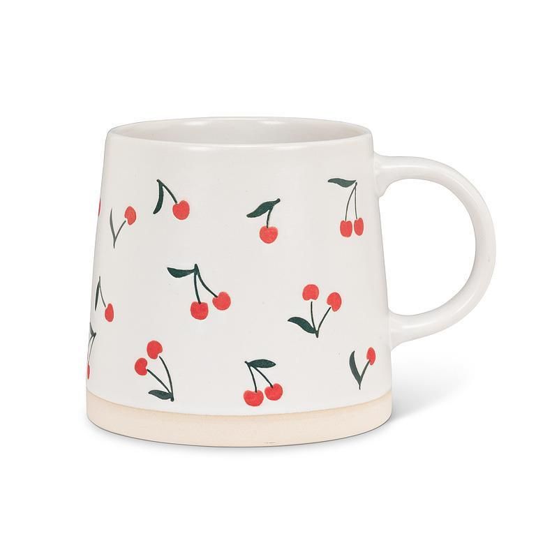 Wide Base Cherries Mug