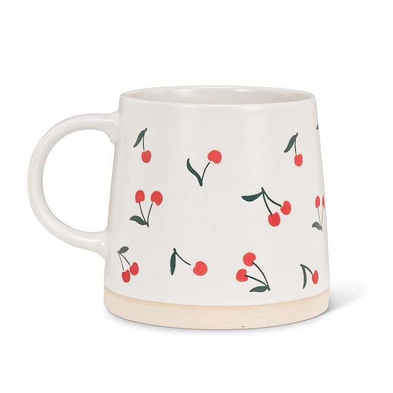 Wide Base Cherries Mug