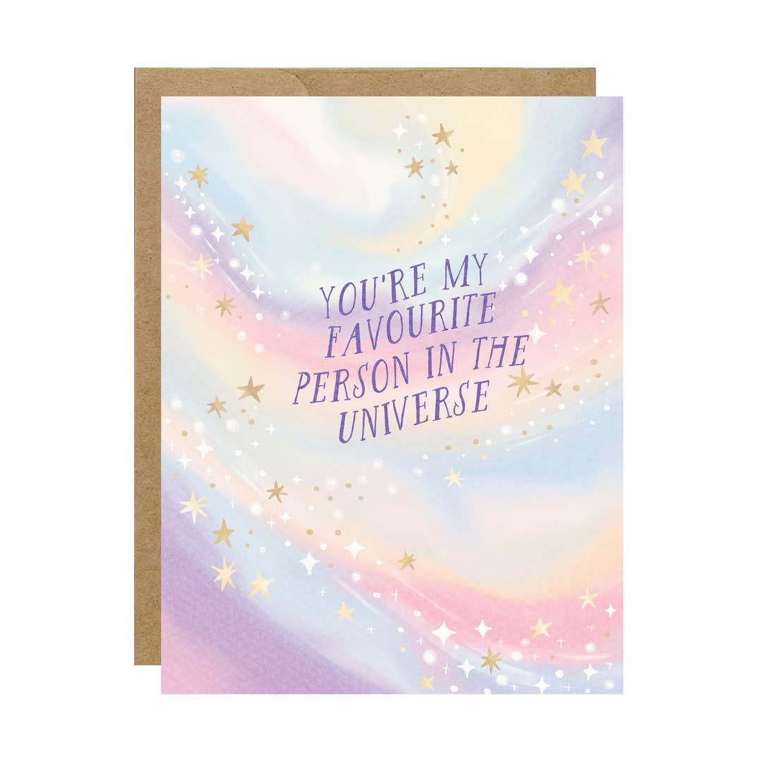 Favourite Person in the Universe Card