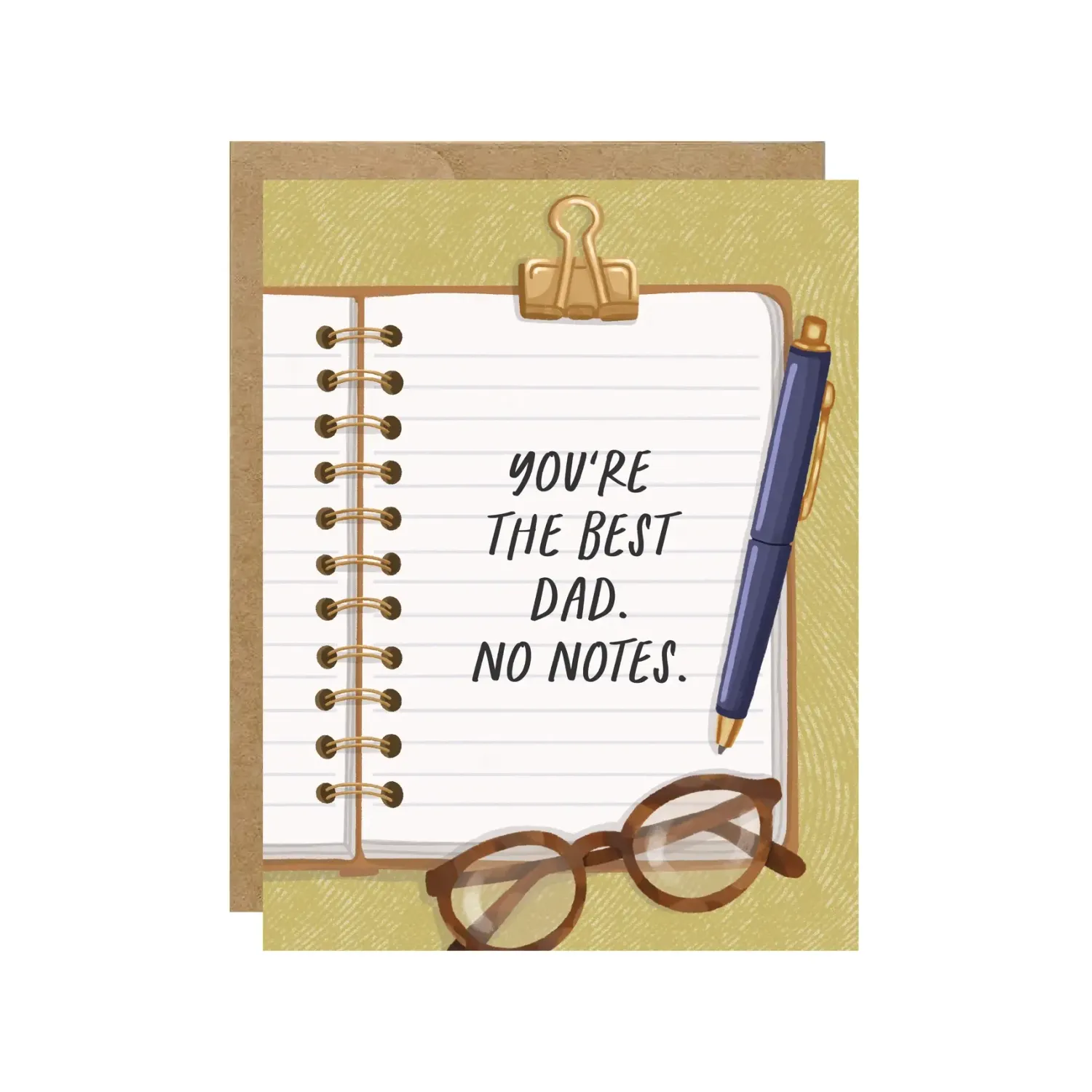 You're the Best Dad, No Notes Card