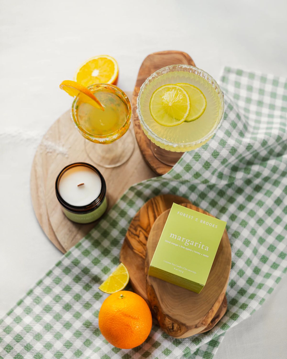 Margarita Wooden Wick Candle