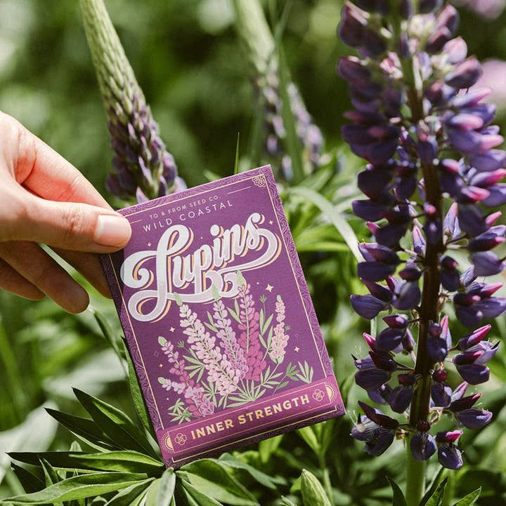 Lupins (Inner Strength) - Floriography Seed Packet