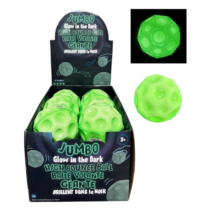 Jumbo Glow in the Dark Super High Bounce Ball