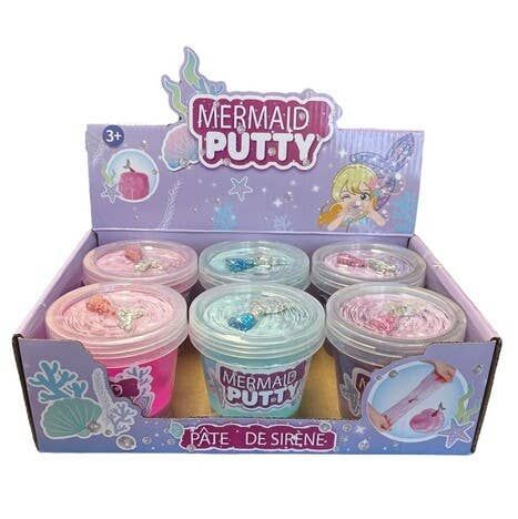 Mermaid Putty with Mermaid Tail Decal