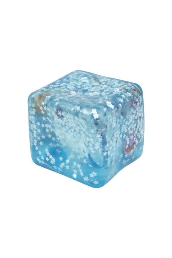 Glitter Ocean Cube Squishy
