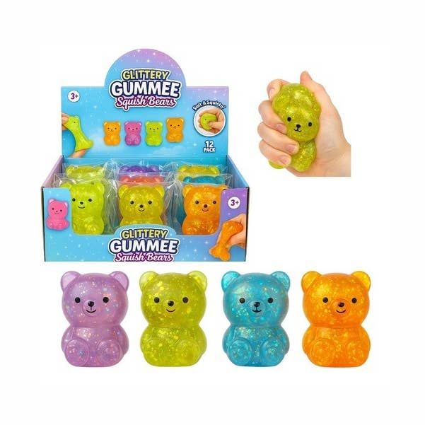 Squishy Glittery Gummee Bear