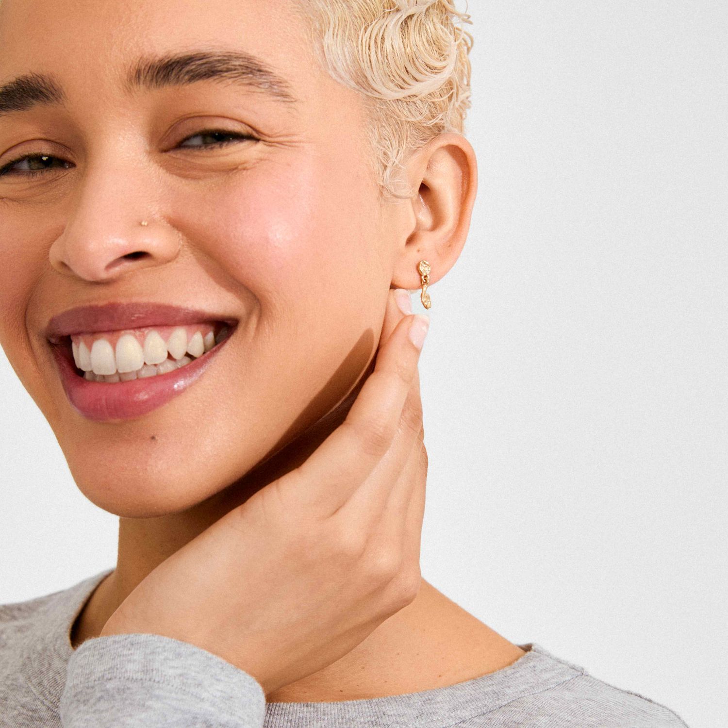 ELIYAH Chain Earrings Silver-Plated