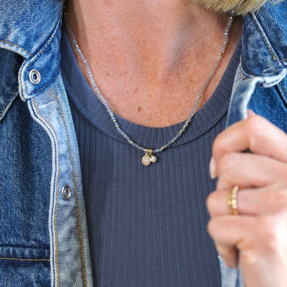 Colette Loop Labradorite Necklace