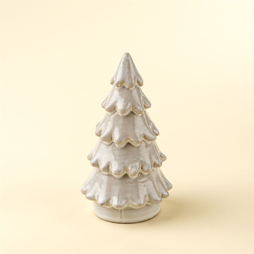 Aspen Snowdrift Ceramic Tree