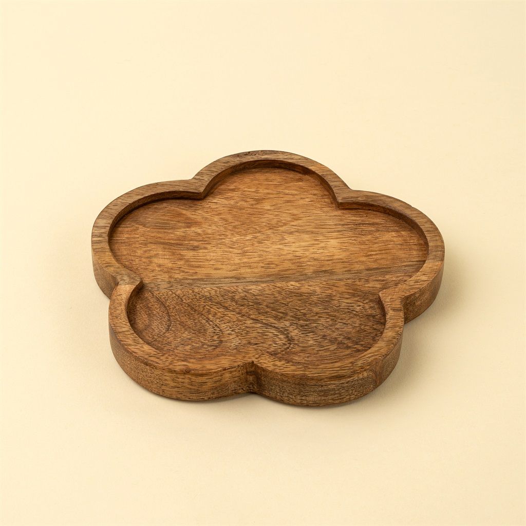 Daisy Wooden Dish