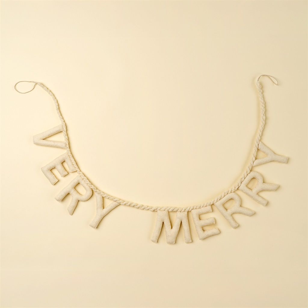 Very Merry Felt Garland