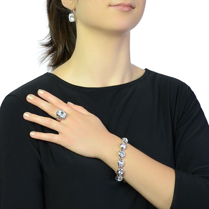 Ella Round Crystal Bracelet