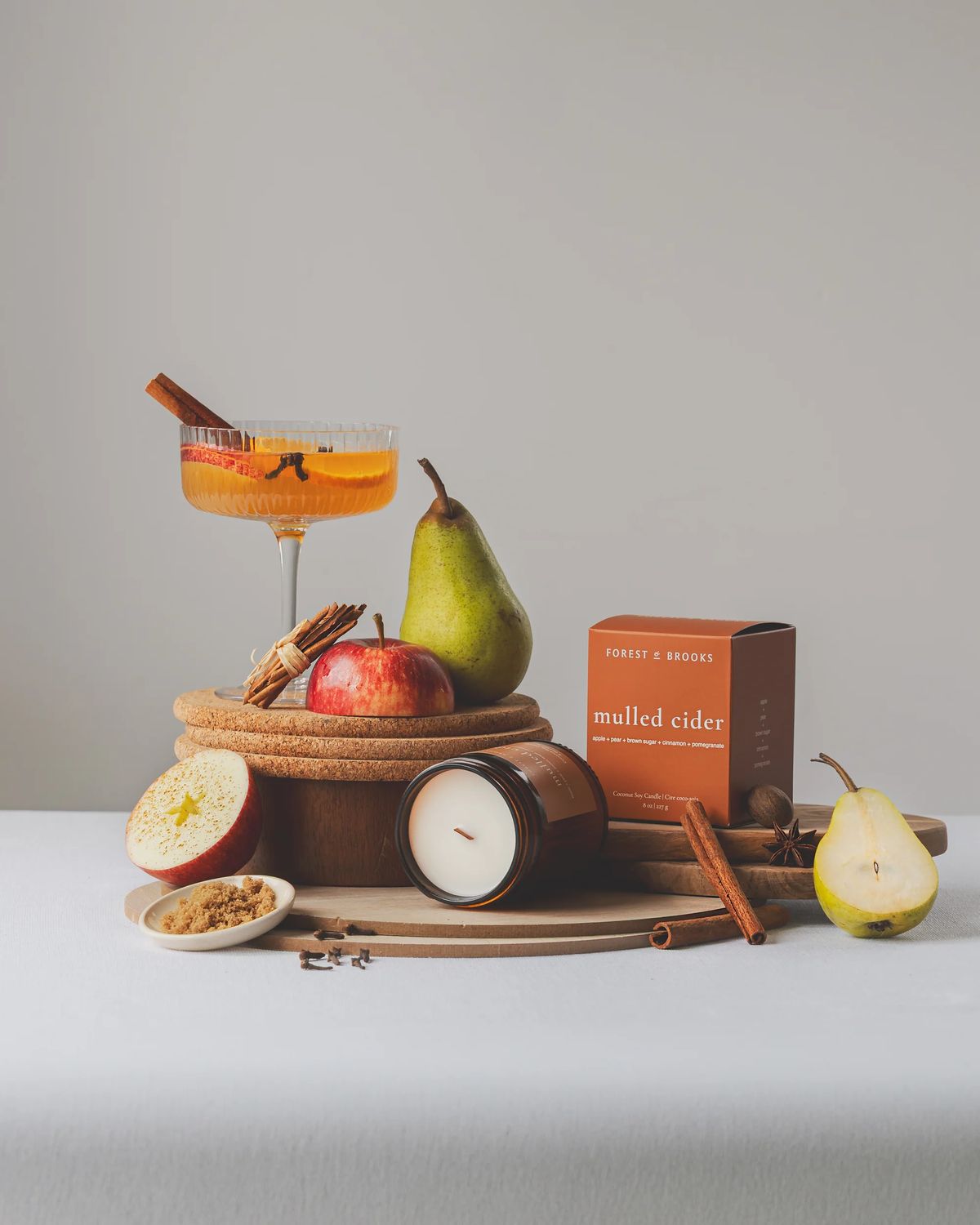 Mulled Cider Wooden Wick Candle