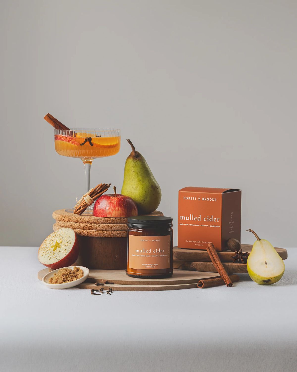Mulled Cider Wooden Wick Candle