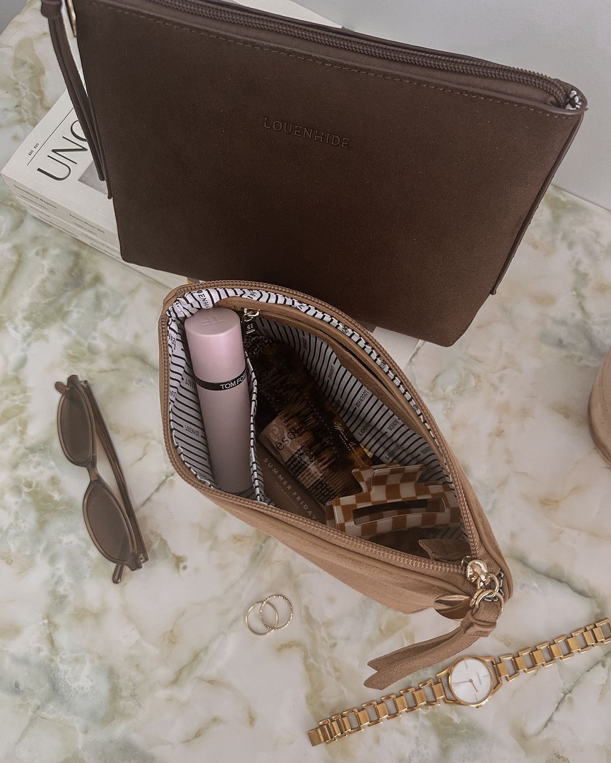 The Everyday Suede Pouch