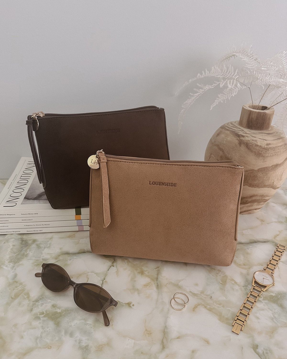 The Everyday Suede Pouch