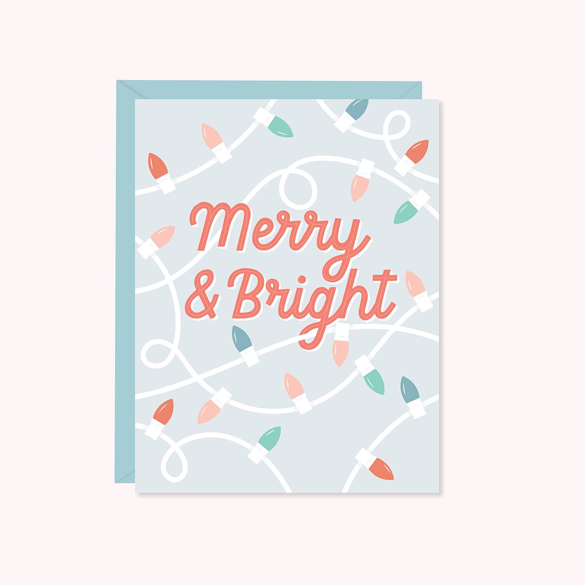 Merry &amp; Bright Christmas Card