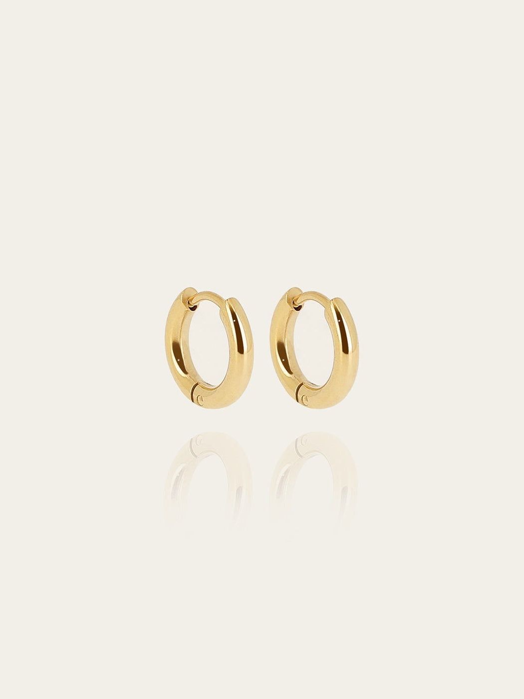 Martine earrings - gold-plated steel - 2.5x8mm