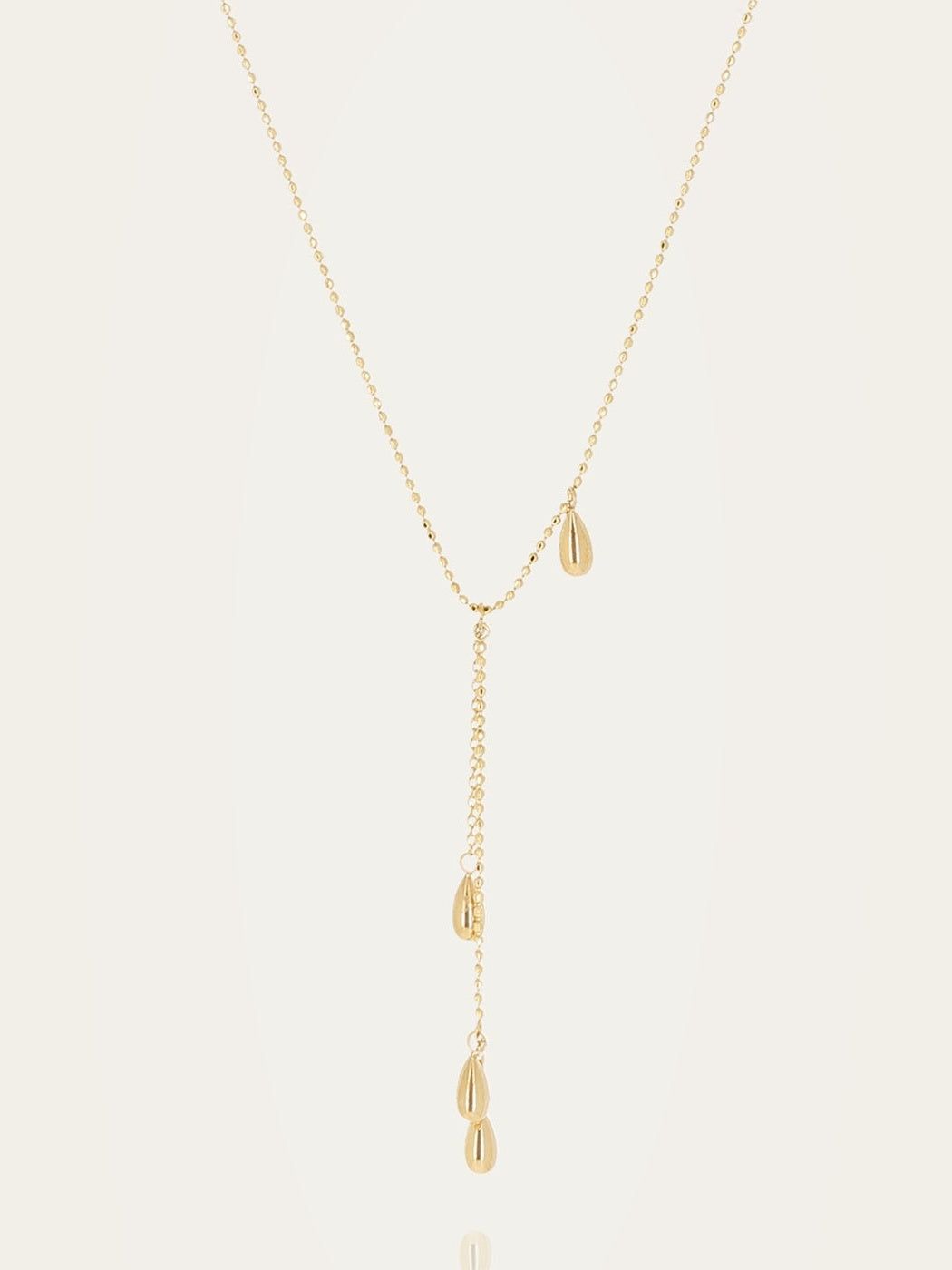 Foggia necklace - gold-plated steel