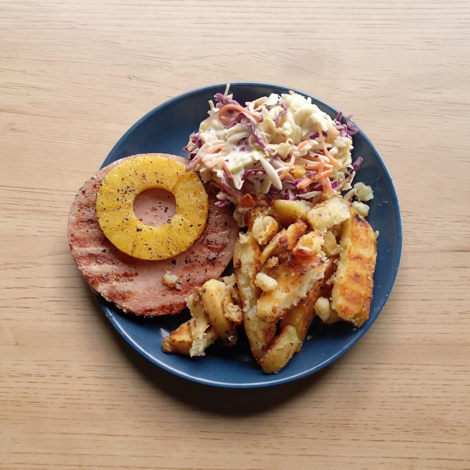 Ham steak meal
