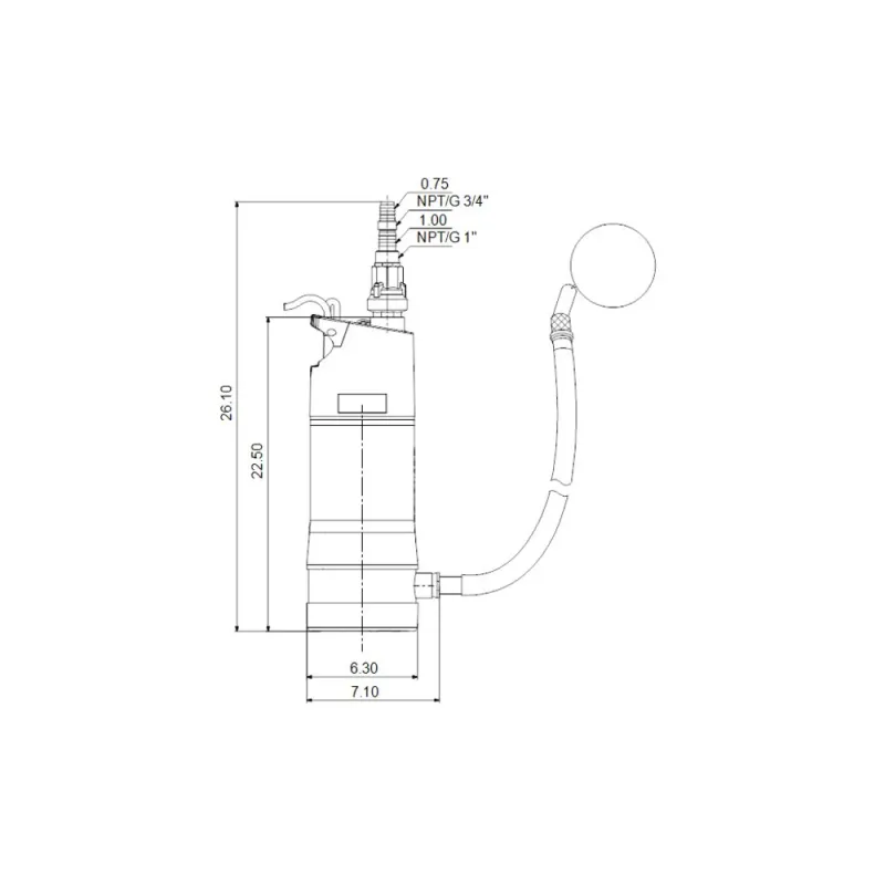 Grundfos Submersible SBA Pump 3-45-AW