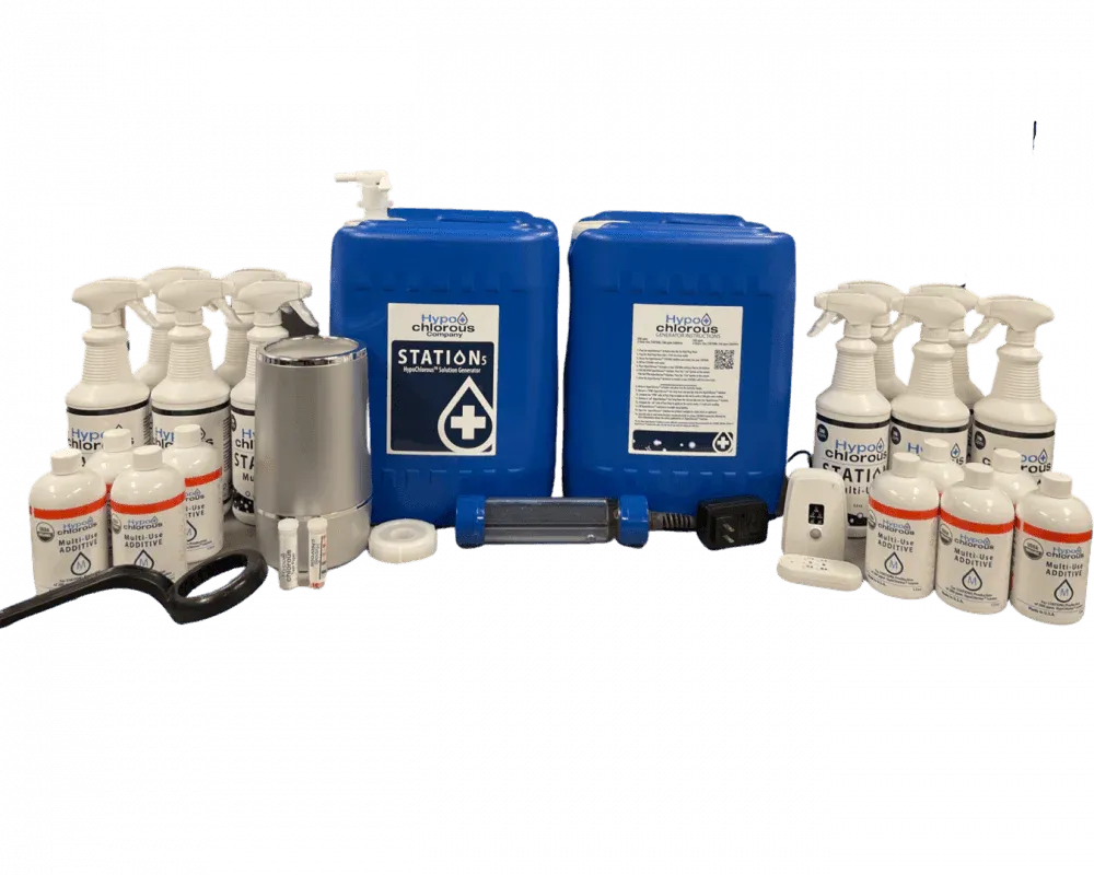 SaniMeasures Hypochlorous (HOCl) Station 5 Starter Kit