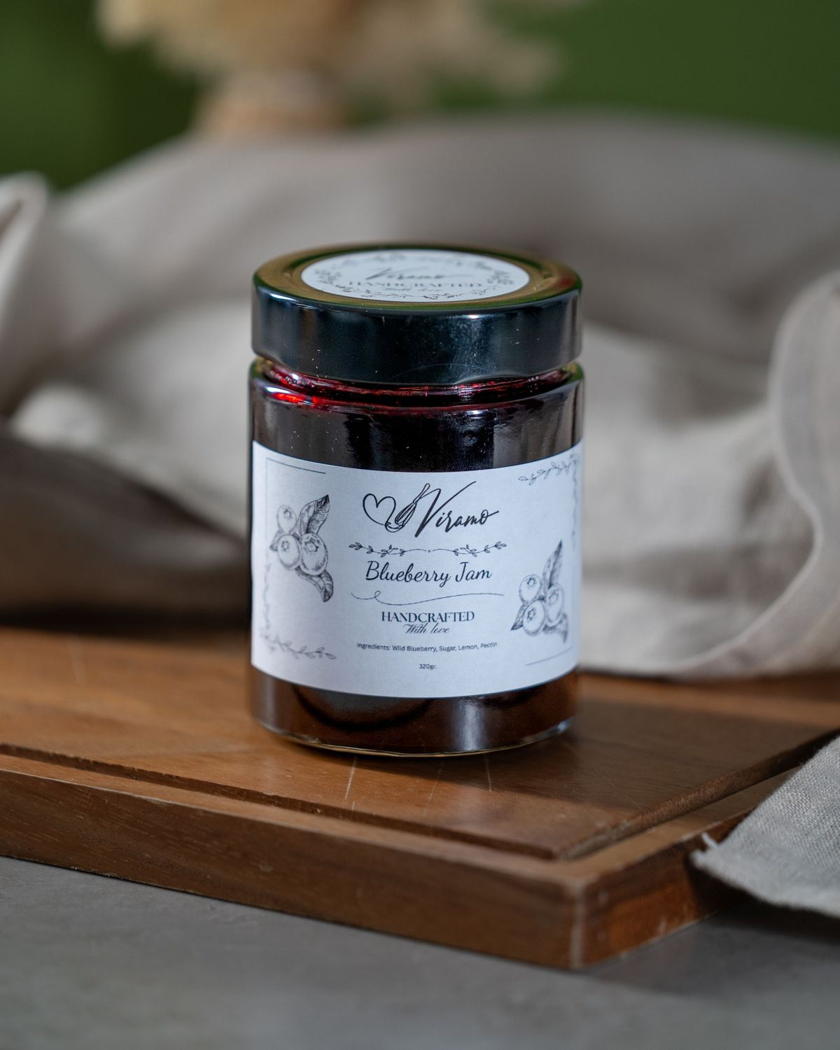 Blueberry jam 320gr