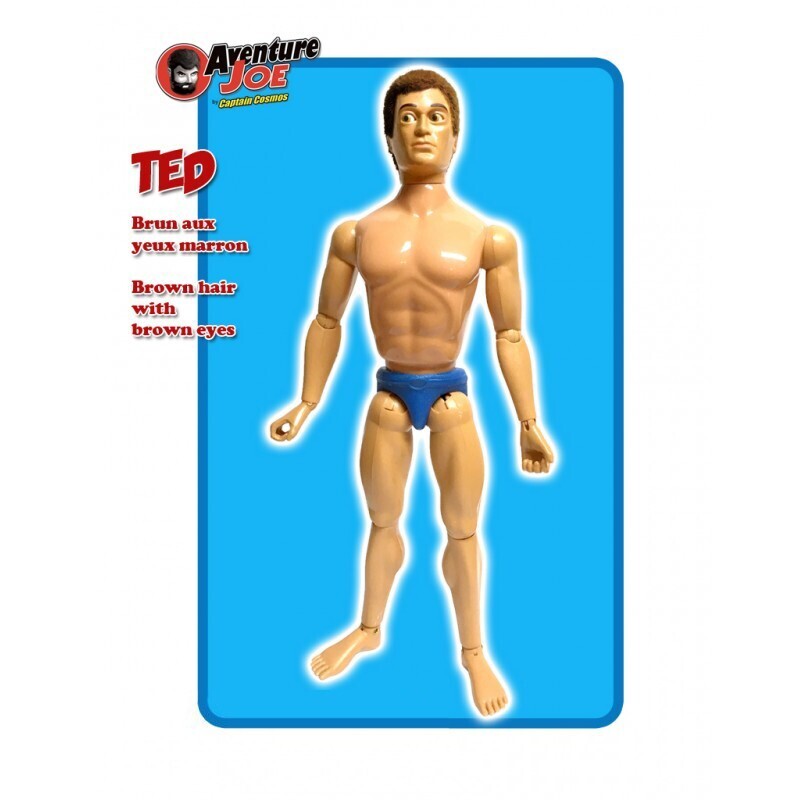 Ted, brown hair  with brown eyes.