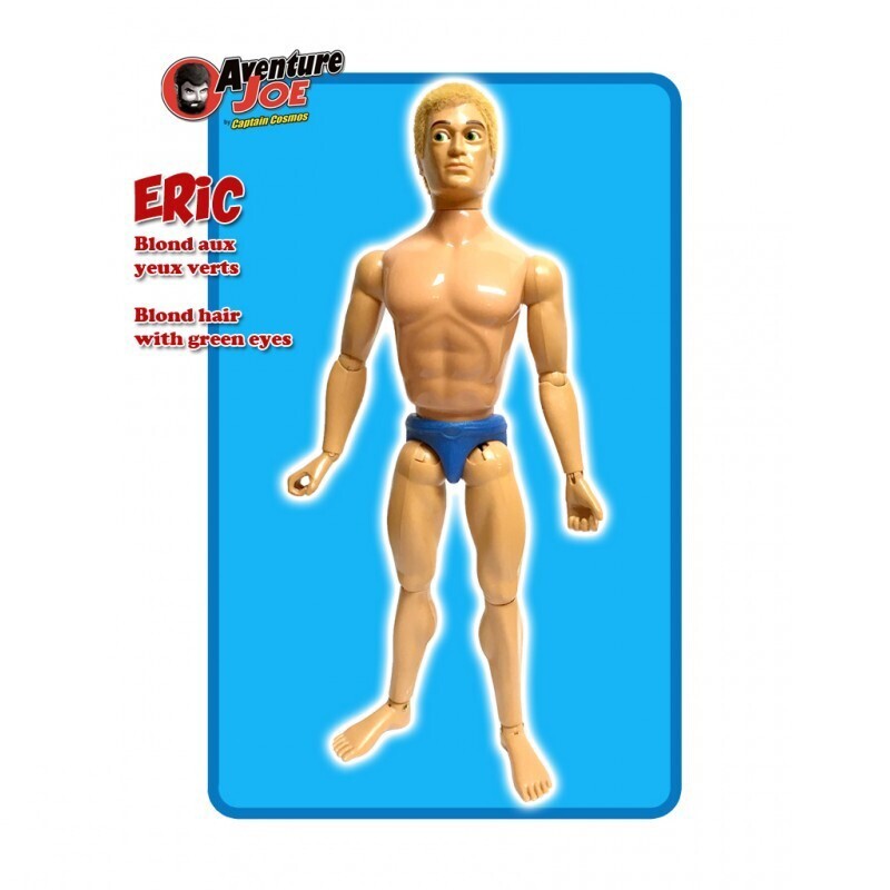 Eric Blonde hair with green eyes