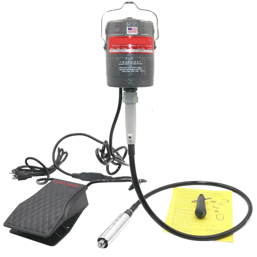 Foredom Flexible Shaft Machine with Handpiece &amp; Foot Pattle