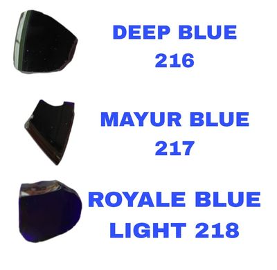 Meenakari Pakka Mena - Blue Shades