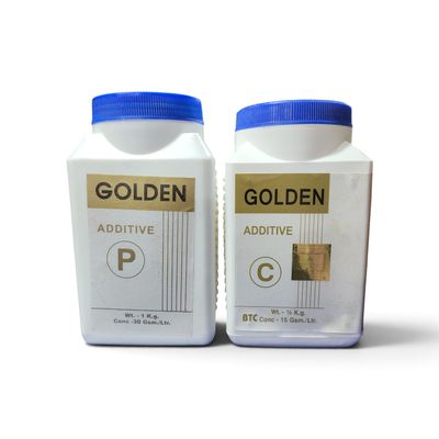 Electroplating Chemicals for Gold Plating - GOLDEN ADDITIVE P &amp; C Set Of 1.5KG