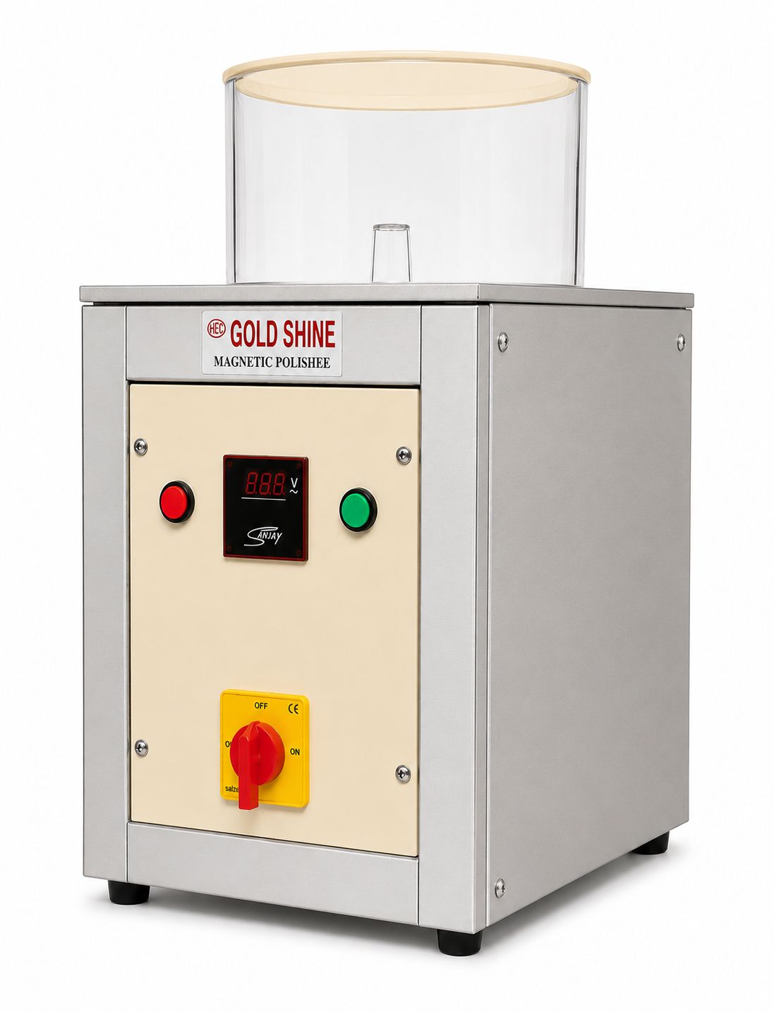 Magnetic Polisher Machine 1KG (12") with Crompton CG Commercial Motor