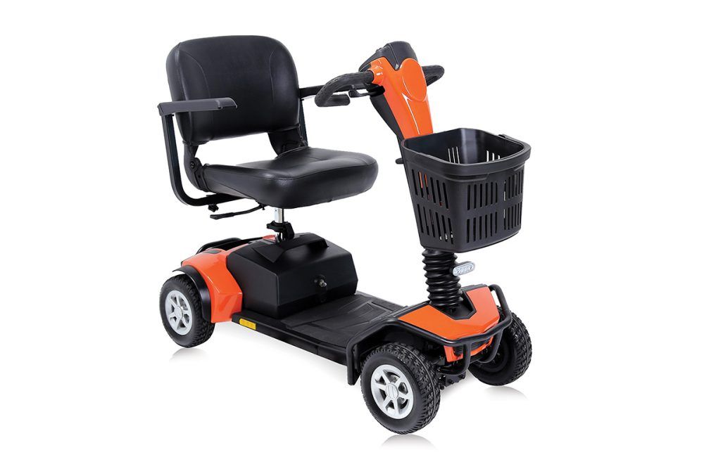 Scooter eléctrico de cuatro ruedas
