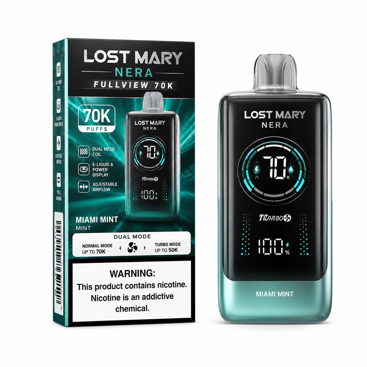 Lost Mary Nera Fullview 70K Kit