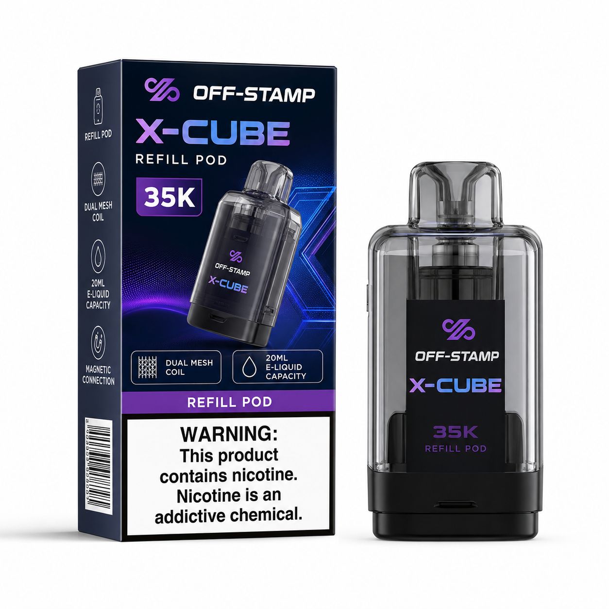 Off-Stamp X-Cube 35K Replacement Pod