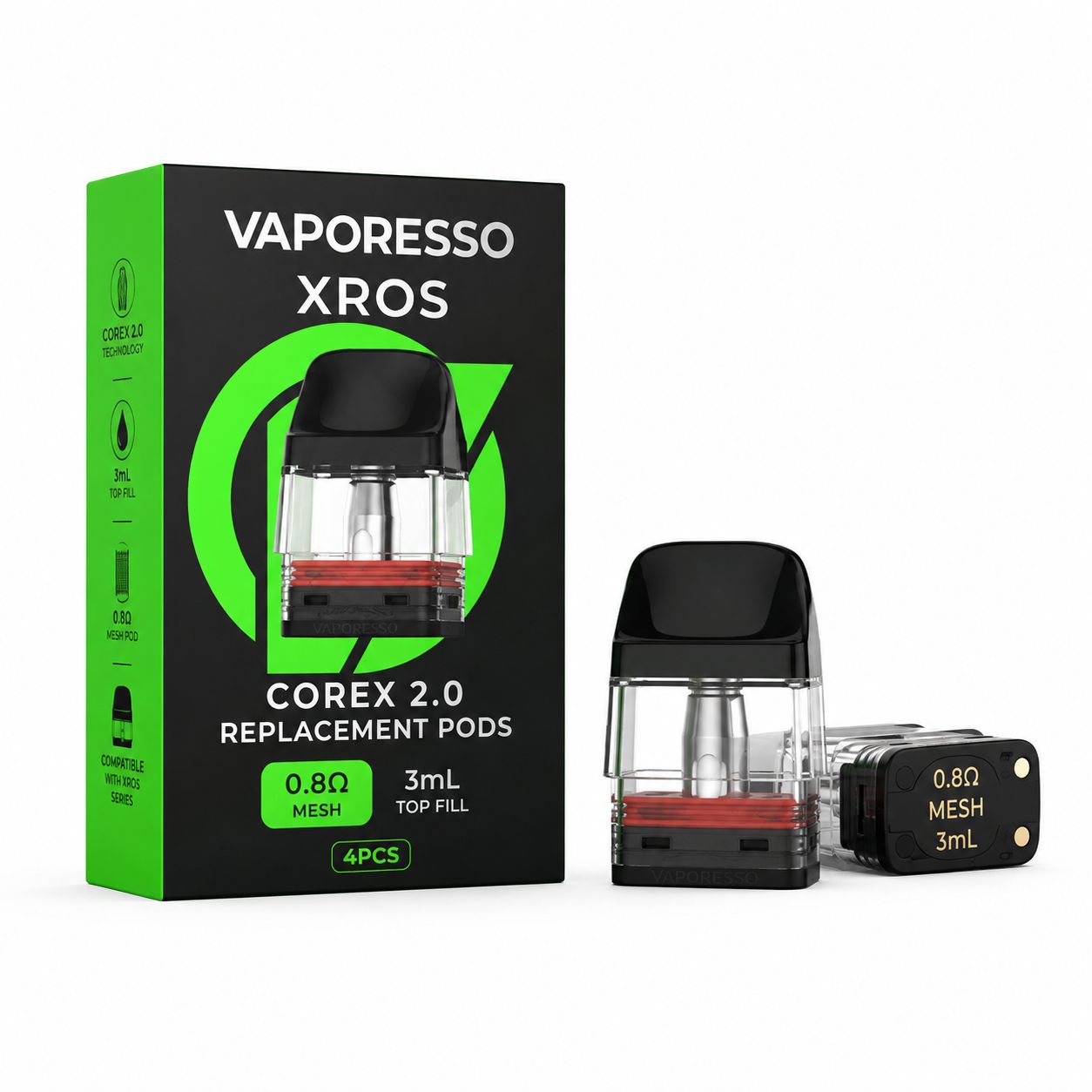 Vaporesso XROS Corex 2.0 Replacement Pods - 4pk