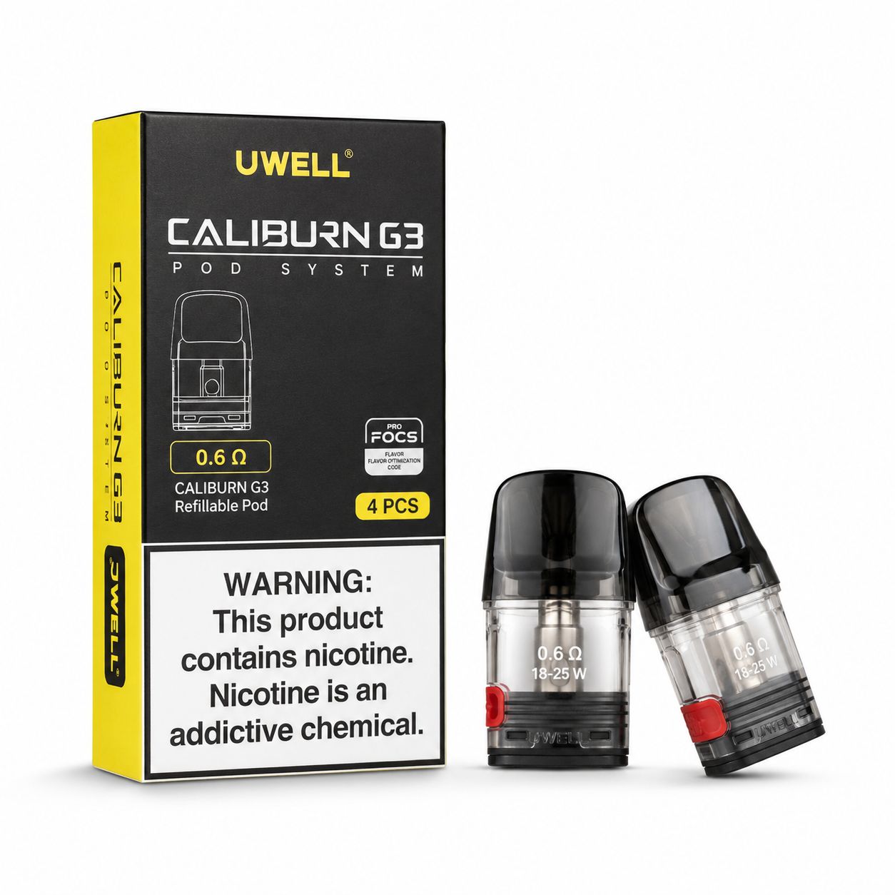 Uwell Caliburn G3 Replacement Pods - 4pk